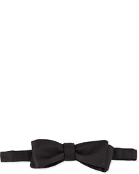 Ermenegildo Zegna Textured Formal Bow Tie Black