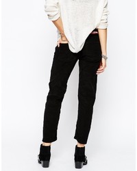 The Laundry Room Boyfriend Jeans In Black Wash