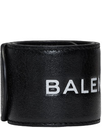 Balenciaga Black Cycle Logo Bracelet