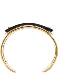 Marni Black Horn Cuff Bracelet