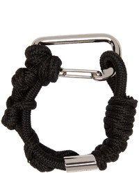 DSQUARED2 Black Knotted Rope Bracelet