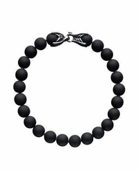 David Yurman Black Onyx Spiritual Bead Bracelet