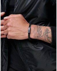 Icon Brand Chain Bracelet In Black
