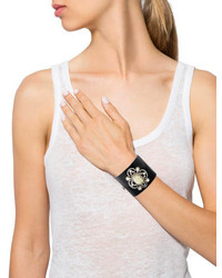 Chanel Mother Of Pearl Crystal Cuff