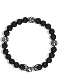 David Yurman Spiritual Beads Bracelet With Black Onyx