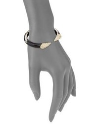 Alexis Bittar Titan Lucite Crystal Cuff Bracelet