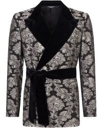 Dolce & Gabbana Jacquard Belted Blazer