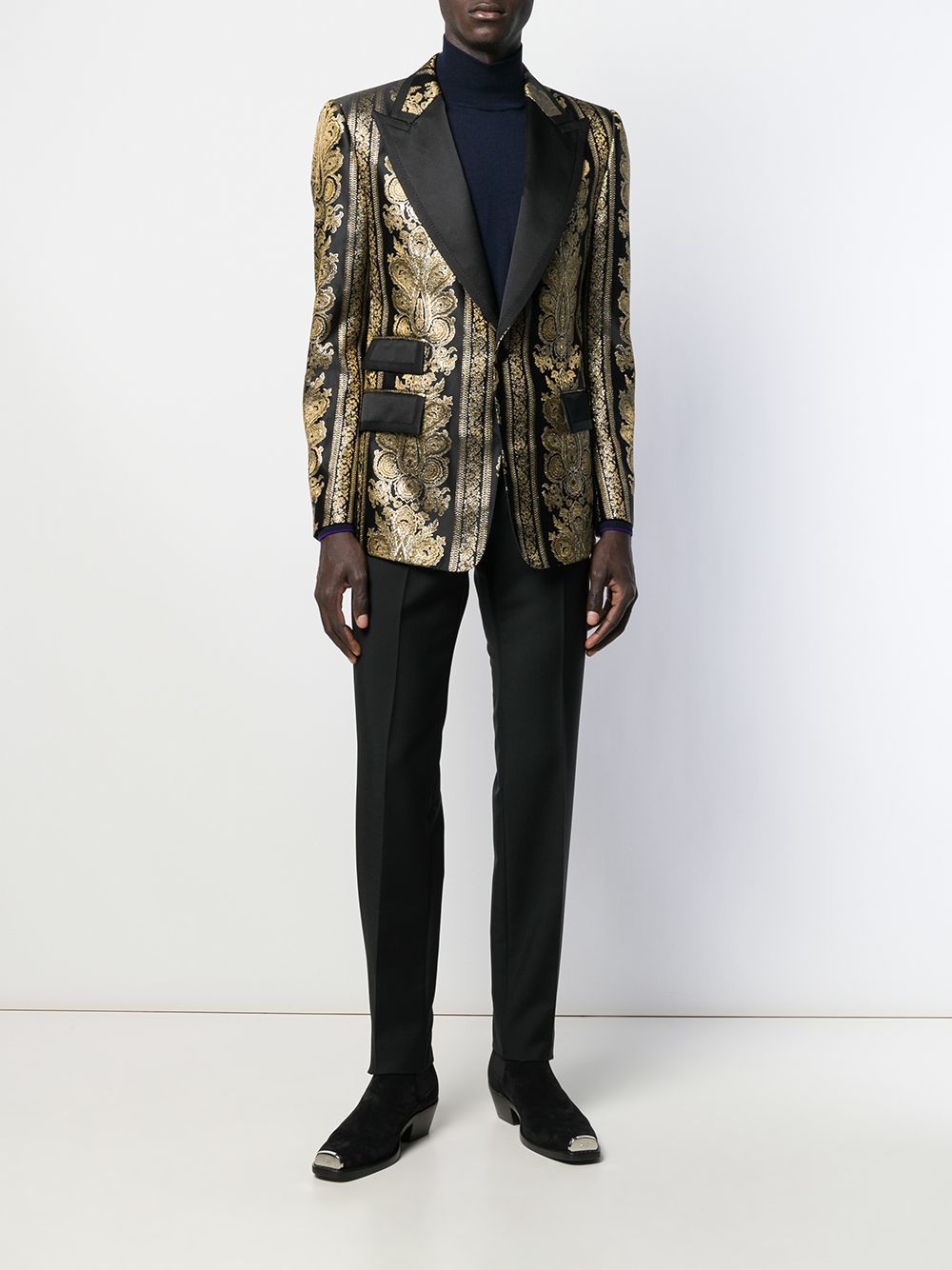 Dolce & Gabbana Jacquard Casino Tuxedo Jacket, $1,797 | farfetch.com ...
