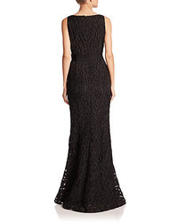 St. John Textured Lace Gown
