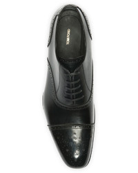 Tom Ford Charles Cap Toe Oxford Shoe Black