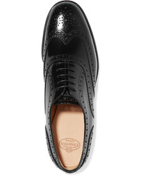 Church's The Burwood Glossed Leather Brogues Black