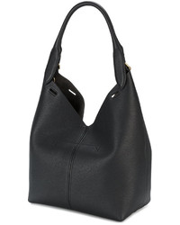 Anya Hindmarch Small Black Bucket Shoulder Bag