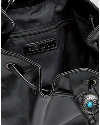 Glamorous Western Bucket Bag In Black