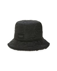 rag & bone Addison Reversible Bucket Hat In Black At Nordstrom