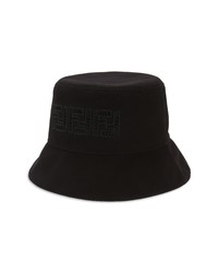 Fendi Ajour Ff Logo Canvas Bucket Hat