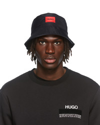 Hugo Black Box Logo Bucket Hat