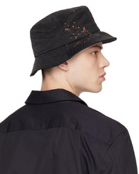 Paul Smith Black Bright Splat Bucket Hat