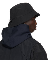 meanswhile Black Chin Bucket Hat