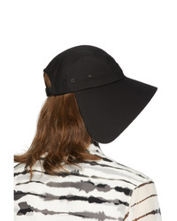 Burberry Black Cotton Bonnet Hat