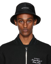 Givenchy Black Embroidered Bucket Hat