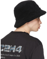 C2h4 Black Fleece Filtered Reality Bucket Hat