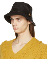 Gucci Black Gg Supreme Bucket Hat