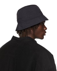 Juun.J Black Insulated Bucket Hat