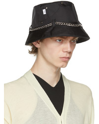 Kara Black Jean Bucket Hat