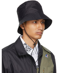 Engineered Garments Black K Way Edition Pascalen 30 Bucket Hat