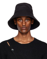 Jacquemus Black Le Bob Linu Bucket Hat