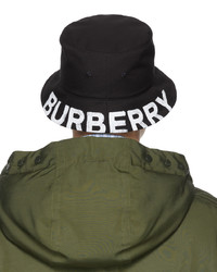 Burberry Black Logo Bucket Hat