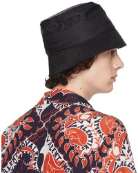 Valentino Garavani Black Nylon Vltn Bucket Hat