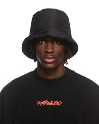 Off-White Black Padded Logo Bucket Hat