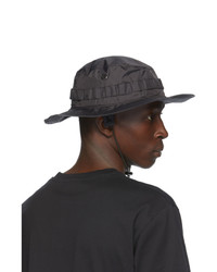 Acne Studios Black Plaque Bucket Hat