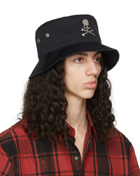 Mastermind Japan Black Polyester Bucket Hat