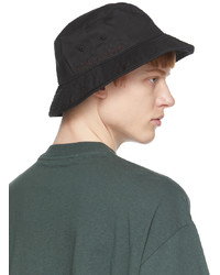 Acne Studios Black Twill Bucket Hat
