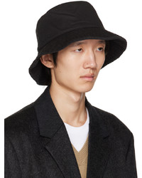 Acne Studios Black Twill Bucket Hat