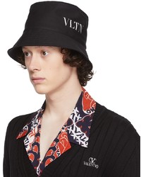 Valentino Garavani Black Vltn Bucket Hat