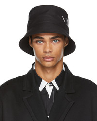 Valentino Garavani Black Vltn Bucket Hat