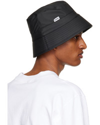 Rains Black Waterproof Bucket Hat