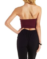 Charlotte Russe Strapless Sweetheart Bustier Top