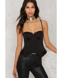 Nasty Gal On Your Arc Satin Bustier
