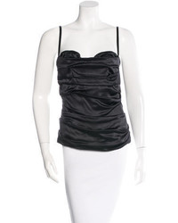 Dolce & Gabbana Ruched Bustier Top