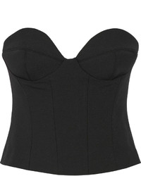 Chalayan Signature Stretch Crepe Bustier Top Black