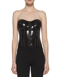 Tom Ford Strapless Liquid Sequin Bustier Top
