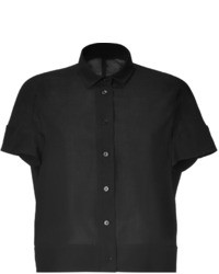 Jil Sander Black Wool Neiva Shirt