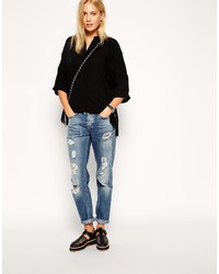 Asos Collection Crinkle Oversize Blouse