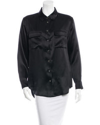 Equipment Pocketed Button Up Blouse
