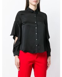 L'Autre Chose Ruffle Sleeved Shirt