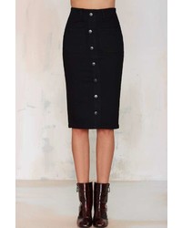 Factory Zee Gee Why Day And Night Denim Skirt